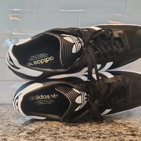 adidas Samba Super Shoes / Black & White - Picture 6 of 10